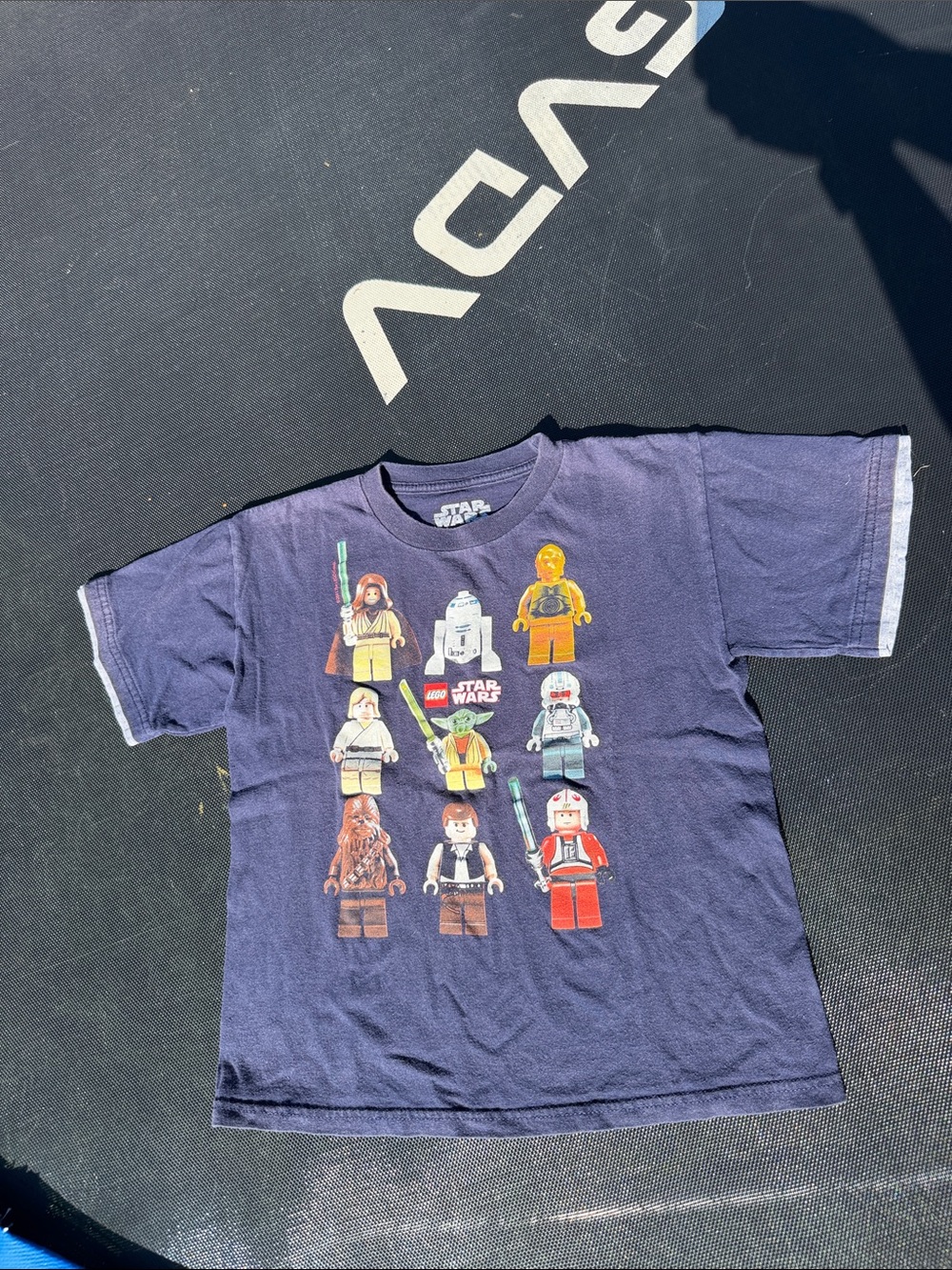 Star Wars Navy Blue Kids LEGO Character Tee